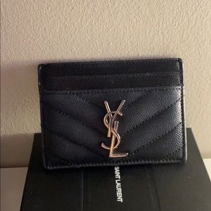 Saint Laurent Monogram Card Case
